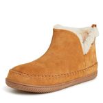 Dearfoams mens Alpine By Dearfoams Men's Brixen Boot Slipper, Whiskey, Large US