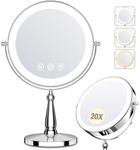 Lighted Makeup Mirror, 20X Magnifyi