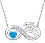 Dolphin Necklace for Women Sterling