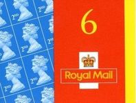 6 x 2nd Class Standard Stamps Royal Mail Post Office