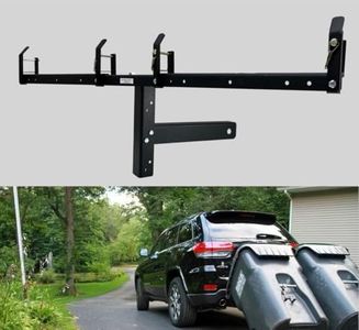 Dual-Can Garbage Hauling Hitch cans Cannot Come Loose. Garbage Hooks are The Perfect Solution for Getting Wheeled Garbage constrainers Out When You Have a Long/steep Driveway, or challenging Terrain