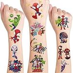 Yangsiw 8 Sheets Spidey and His Amazing Friends Temporary Tattoos for Kids Birthday Party Supplies Favors Decorations Cute Fake Tattoos Stickers Spider Party Decorations …