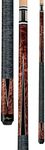 Players Crimson Super Birds-Eye Maple with Black and White Points Cue