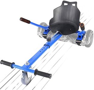 mingto Go Kart,Hoverboard Accessories,Hoverboard Seat Attachment-Adjustable for All Ages.Fits All Hoverboards.(Hoverboard Not Included) (Blue)