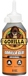 Original Gorilla Glue - Expanding Water Resistant Glue for Indoor and Outdoor Use - Easy Application Nozzle - Ceramics and Uneven Surfaces - Original Formula - 236ml/8oz Bottle (Pack of 1)