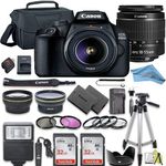 Canon EOS Rebel T100 / 4000D DSLR Camera Bundle + 2pc SanDisk Memory Cards + Accessory Kit (18-55MM)