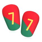 Flavizo Mini Shin Guards for Kid, Lightweight Small Shin Pads Protective Gear for Kids Youth, Comfortable Shinpad for Football Training Matches, Durable Sports Shin Guard