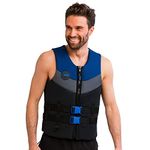 Jobe 50N Neoprene Wetsuit Watersports Waterski Jetski Wakeboarding Safety Impact Vest - Top - Midnight Blue Vest Size - L