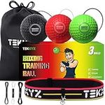 TEKXYZ Boxing Reflex Ball, 3 Diffic