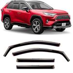 Voron Glass in-Channel Extra Durable Rain Guards for Toyota RAV4 2019-2024, Window Deflectors, Vent Window Visors, 4 Pieces - 200330