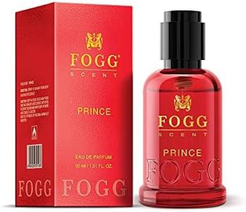 FOGG Men Spray Scent Prince Perfume, Long-Lasting, Fresh & Powerful Fragrance Spray, Eau De Parfum, 30Ml