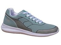 Henselite HL74 Ladies Lawn Bowls Shoe - Aqua Grey Size 6