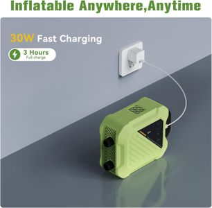 anoutway Rechargeable SUP Pump – 20PSI Quick Electric Paddle Board Air Pump