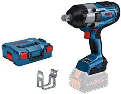 Bosch Professional Cordless Rotary Impact Wrench GDS 18V-1050 H (Tightening Torque 1,050 Nm, Breakaway Torque 1,700 Nm, in L-Boxx)