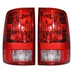 DRFG Tail Light Compatible for RAM FULL SIZE P/U 2009-2018 A Pair Passenger & Driver Side Tail Light Assembly