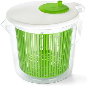 Single Serve Small Salad Spinner, Mini Prep Lettuce Spinner and Dryer With Measuring Cup, Collander with Fruit and Vegetable Washing Basket Bowl, Great Fruit and Vegetable Washer and Strainer