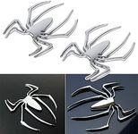 Danti 3d Spider Chrome Emblems Badges Sticker Silvery for Can am Spyder RT ST RS (2pcs/set)