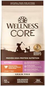 Wellness CORE Grain-Free Kitten Formula Dry Cat Food, 5 Pound Bag