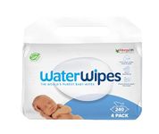 Waterwipes Newborn Baby Wipes, 4 x 60 each