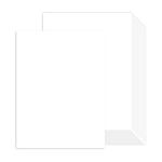 100 Sheets White Cardstock 8.5 x 11 Thick Paper, Goefun 80lb Card Stock Printer Paper for Invitations, Menus, Crafts, DIY Cards