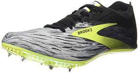 Brooks Men's QW-K v4 Running Shoe, Black/Grey/Nightlife, 11