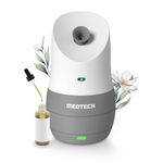 MEDTECH Aquamist 3 In 1 Face Steamer and Steam Inhaler For Cold & Cough | World's 1st Steamer with Anti-Spill and Anti-Topple Technology | 18 Minutes of Run Time | Balms & Oils Compatible | Vaporizer Steamer With Cough, Cold & Facial | 1-Year Warranty | Arctic Grey