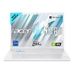 Acer Nitro Lite 16,Intel Core i7 13620H Processor,NVIDIA GeForce RTX 3050-6 GB GDDR6, 16GB/ 512 GB, 16.0"/40.64 cm, 165 Hz, Win 11 Home, White, 1.95 kg, NL16-71G, Backlit KB,Gaming Laptop