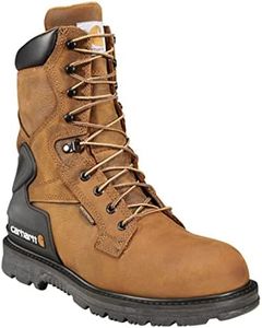 CARHARTT Men's Cmw8200 8 Steel Toe Work Boot, Bison Brown, 12 Wide