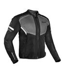 Rynox Helium GT 3 Jacket - Mesh Motorcycle Riding Jacket | Impact Protection | Abrasion Resistance - Black Grey, XL