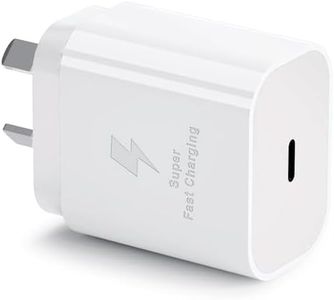 25W Super Fast Charger, USB C Wall Charger for Samsung, 25W USB C Wall Plug Compatible with Samsung Galaxy Ultra S24/S23/S22/S21, A54, Note 20,Galaxy Watch，iPhone 15/pro, iPad