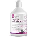 Essential Life Multivitamin Liquid for Women - Women's Vitamins and Minerals with 26 Essential Vitamins - Immune Boost Multivitamin Supplement for Women Containing Liquid Vitamin C, D, B12-500 mL