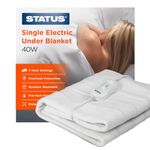 Status Single Electric Blanket | 40W 3 Heat Setting Electric Under Blanket | SEB1PKB