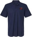 Popfunk - Justice League Movie Superman Logo Cotton Polo T-Shirt - Navy - X - Large