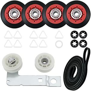 4392067 Dryer Repair Kit and W10837240 Dryer Idler Pulley Fit for Whirlpool Maytag Admiral Kenmore Dryer - Bravos Dryer parts and Duet Dryer Parts Compared to # 2015 4392067VP 80047 587637 AP3109602