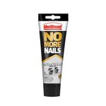 UniBond No More Nails Invisible, Heavy-Duty Clear Glue, Strong Glue for Wood, Ceramic, Metal & More, Instant Grab Mounting Adhesive, 1 x 184g Tube , White