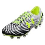 Under Armour Men's UA ClutchFit Force FG Soccer Cleats 7.5 White