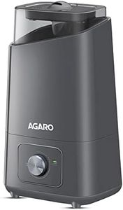 AGARO Glory Cool Mist Ultrasonic Humidifier, 4.5Litres, For Large Area, Room, Home, Office, Adjustable Mist Output, Ceramic Ball Filter, Ultra Quiet, 360° Rotatable Nozzle