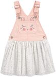 OshKosh B'Gosh baby-girls World's Best Overalls, Pink Ruffle Bunny, 18 Months