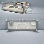 DEALNASTAR Bed Rail for Toddlers and Kids, 84" Adjustable Safety Bed Guard with 28 Height Gears,Universal Bedside Rail Fit Twin/Full/Queen/King/Cal King Mattresses.