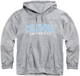 Ivysport Columbia University Hooded Sweatshirt, Essential, Heather Grey, Small