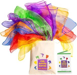 Play Scarves for Kids, Juggling Scarves and Dancing Scarves for Toddlers and Kids.