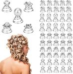 60 Pieces Spiral Hair Pins 5 Styles