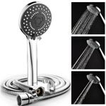 ALTON SHR20710 ABS, 4-INCH, 3-Function Hand Shower With 1.5 Meter Shower Hose Pipe & Wall Hook