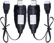 Tosiicop 11.1V Battery Charger Airsoft - 2A 1500mAh USB Chargers with XH-4P Plug Gel Blaster 3S Lipo Battery 11.1 Volt Li-ion Batteries Chargers Cable for RC Car Boat Toy 2 Pack