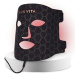 Lux Vita LED Face Light Therapy Mask, Acne Scar Treatment, Infrared Light Therapy, Anti Aging and Anti Wrinkle Red Light Therapy at Home