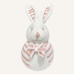 abracadabra Super Soft Ring Rattle for Newborns, 18 cm x 11 cm x 11, Pink Bunny