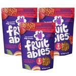 Fruitables Crunchy Apple Bacon Biscuit Training Treat for Dogs 7 Ounce Pack of 3