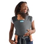 Moby Wrap Baby Sling Carrier for Newborn to Toddler - Element - Baby Wrap Carrier Slings - Perfect Baby Holder for Mom & Dad - Adjustable for All Body Types - Asphalt