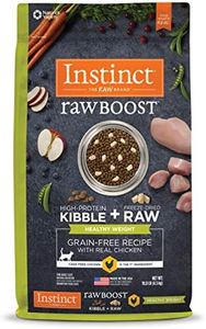 Instinct Raw Boost Healthy Weight Grain Free Recipe with Real Chicken Natural Dry Cat Food, 10 lb. Bag