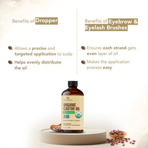 Botanic Hearth Castor Oil, 2oz – Cold Pressed, Organic, Hexane Free, Vegan